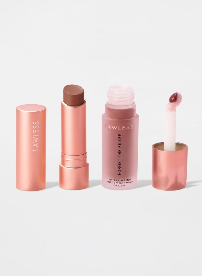 Lawless Women's Lip Twin Bundle, Maple Sugar, Red, 2 Count - Image 2